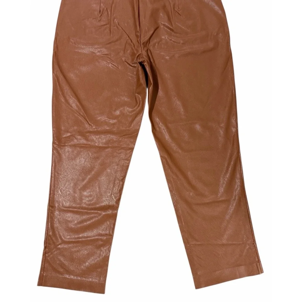 Commando Faux Leather‎ 7/8 Trouser Cocoa Women's Size Medium